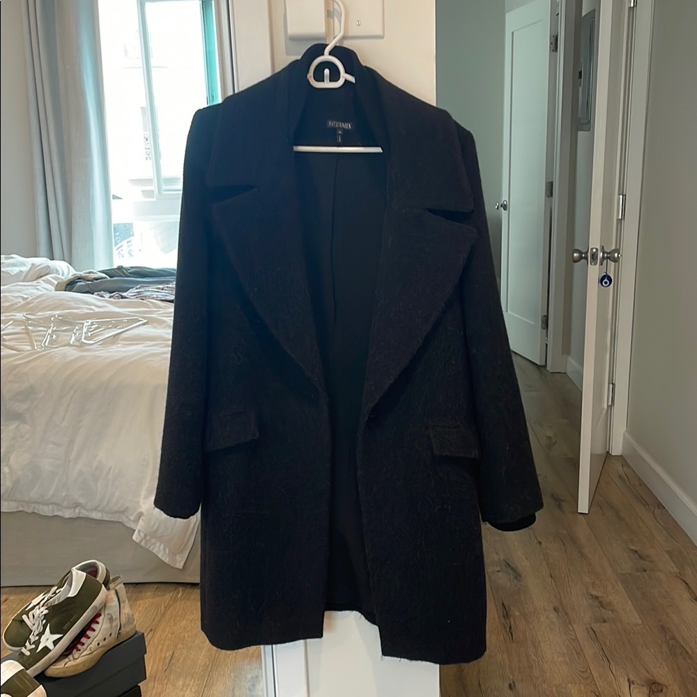 Intermix Black Women's Coat